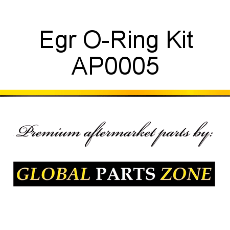 Egr O-Ring Kit AP0005