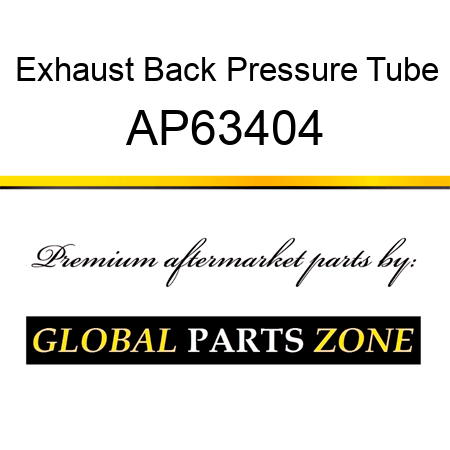 Exhaust Back Pressure Tube AP63404