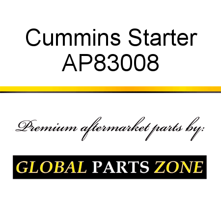 Cummins Starter AP83008