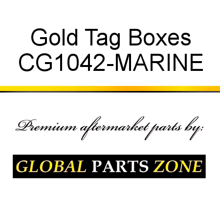 Gold Tag Boxes, CG1042-MARINE