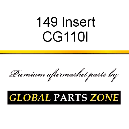 149 Insert CG110I