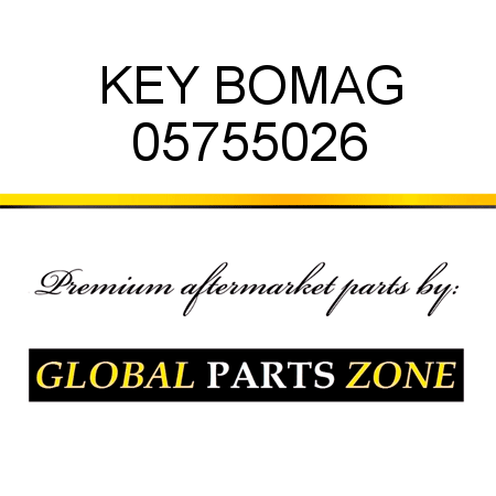 KEY, BOMAG 05755026