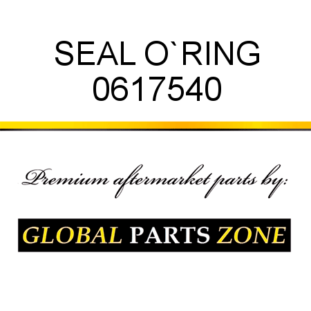 SEAL, O`RING 0617540