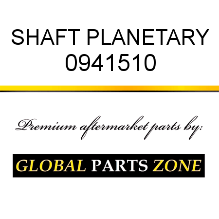 SHAFT, PLANETARY 0941510