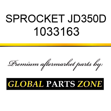SPROCKET JD350D 1033163