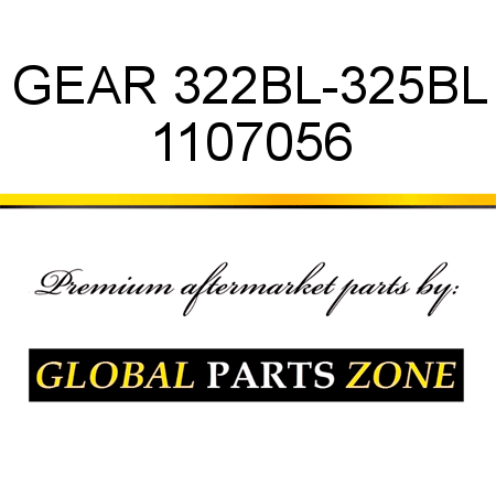 GEAR, 322BL-325BL 1107056