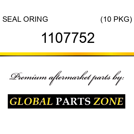 SEAL, ORING                         (10 PKG) 1107752