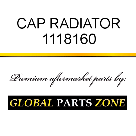 CAP, RADIATOR 1118160