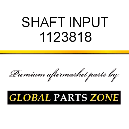 SHAFT, INPUT 1123818