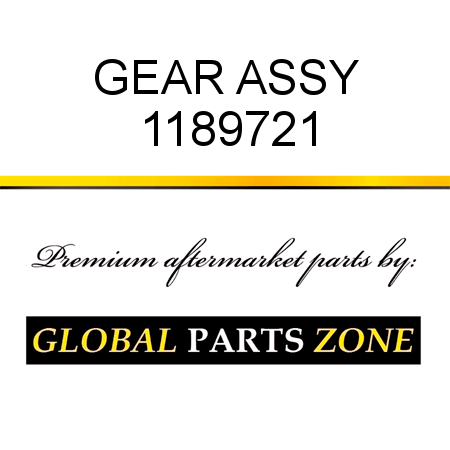 GEAR ASSY 1189721