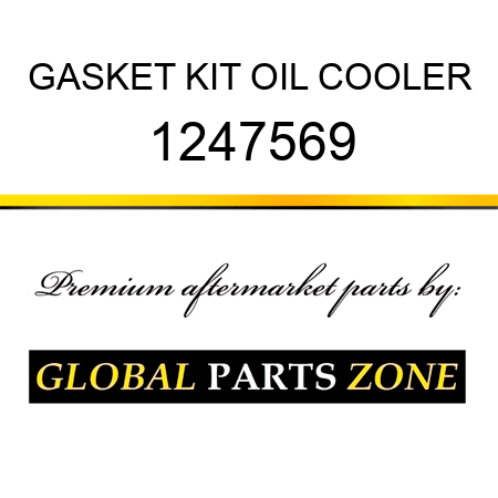 GASKET KIT, OIL COOLER 1247569