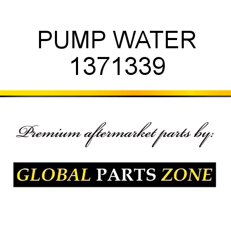 PUMP, WATER 1371339