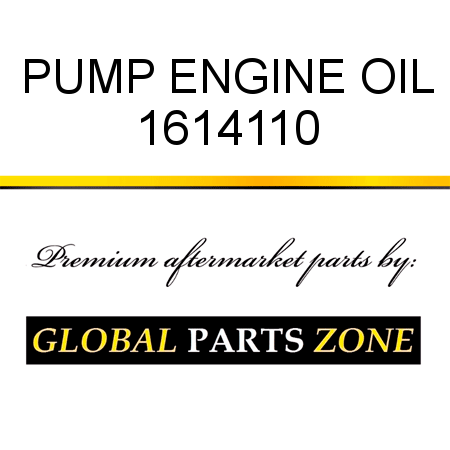 PUMP, ENGINE OIL 1614110