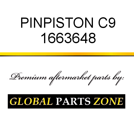PIN,PISTON C9 1663648