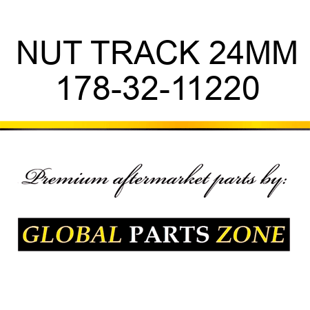 NUT, TRACK 24MM 178-32-11220