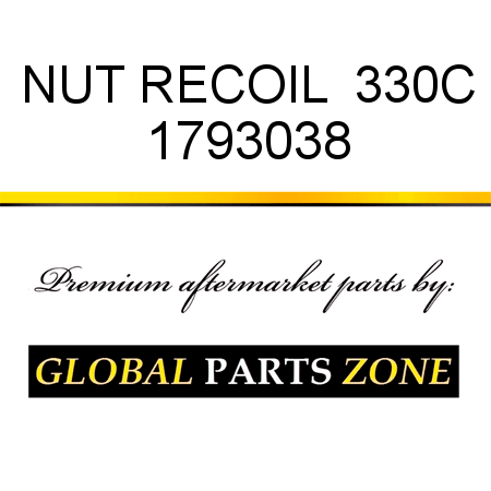 NUT, RECOIL  330C 1793038