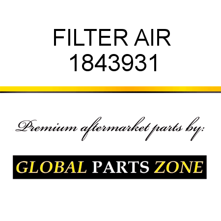 FILTER, AIR 1843931