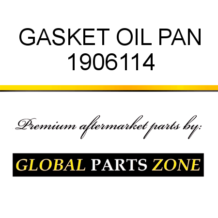 GASKET, OIL PAN 1906114