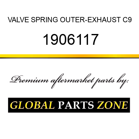 VALVE SPRING, OUTER-EXHAUST C9 1906117