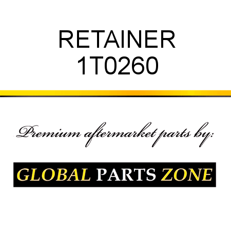 RETAINER 1T0260