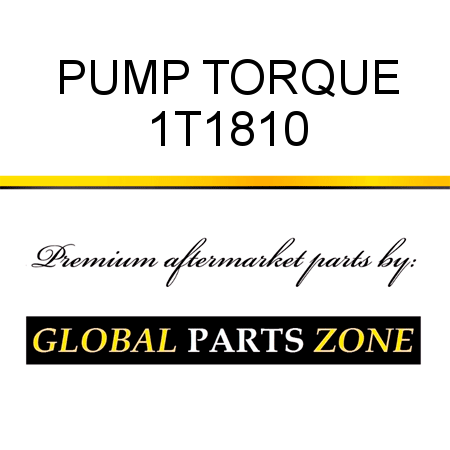 PUMP, TORQUE 1T1810