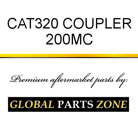 CAT320 COUPLER 200MC