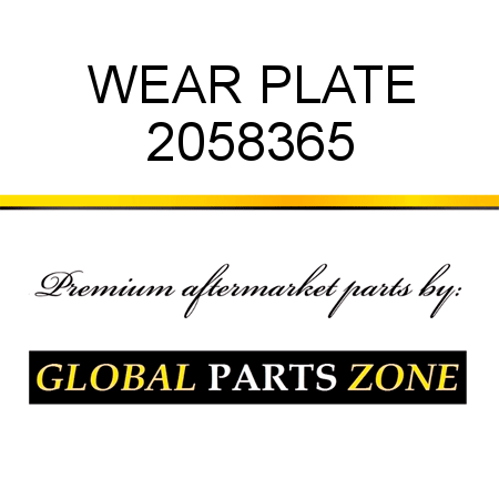 WEAR PLATE 2058365