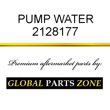 PUMP, WATER 2128177