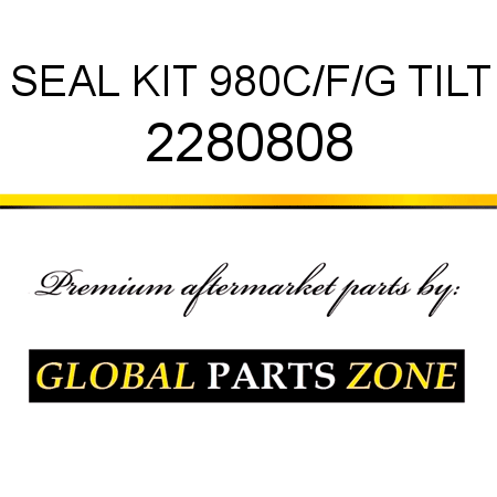 SEAL KIT, 980C/F/G TILT 2280808