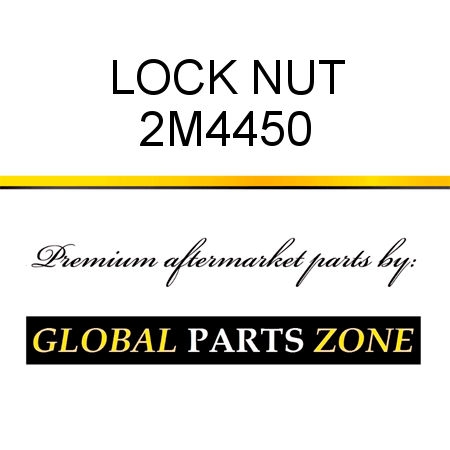 LOCK, NUT 2M4450