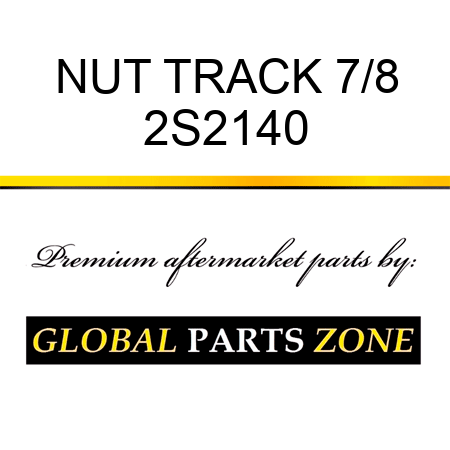 NUT, TRACK 7/8 2S2140