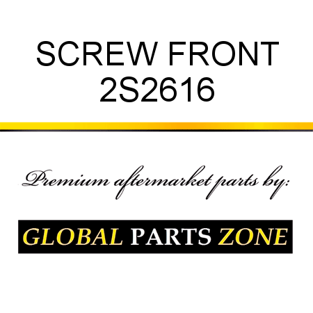 SCREW, FRONT 2S2616