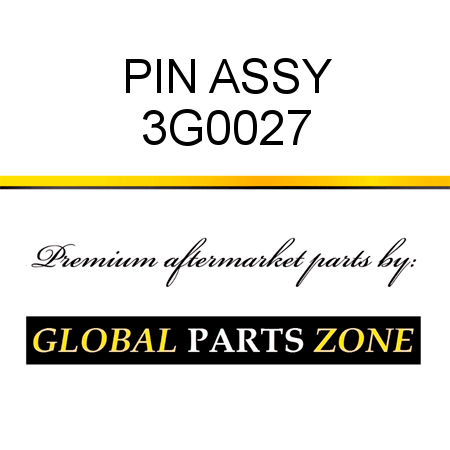 PIN ASSY 3G0027