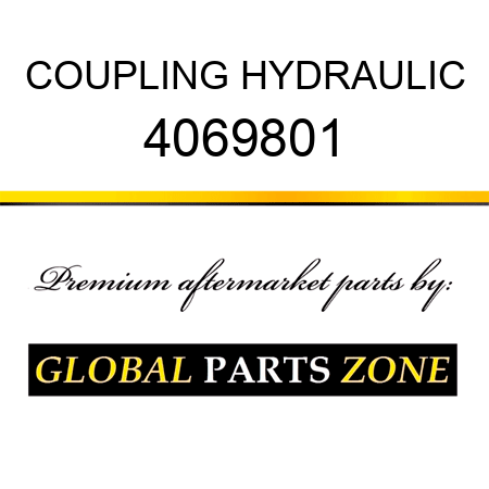 COUPLING, HYDRAULIC 4069801