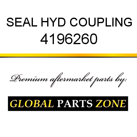 SEAL, HYD COUPLING 4196260