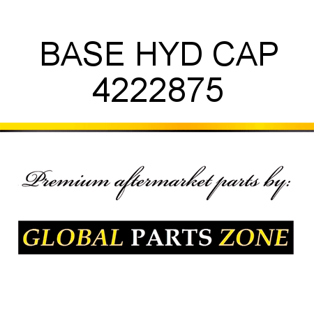 BASE, HYD CAP 4222875