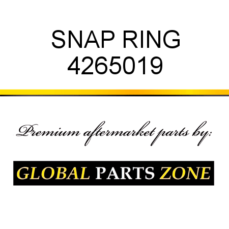 SNAP RING 4265019