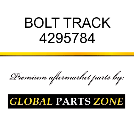 BOLT, TRACK 4295784