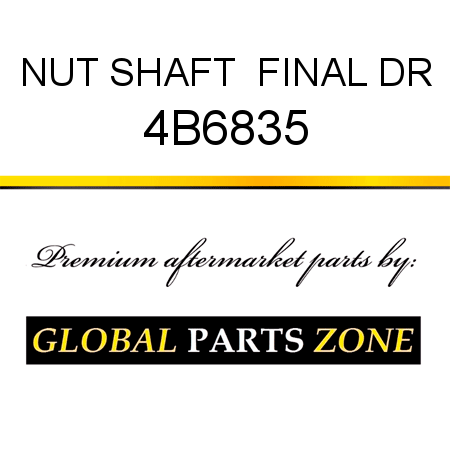 NUT, SHAFT  FINAL DR 4B6835