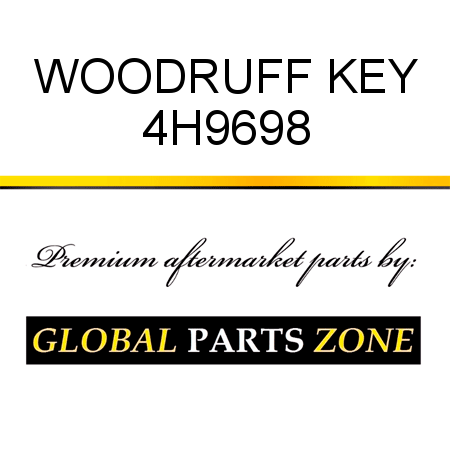 WOODRUFF KEY 4H9698