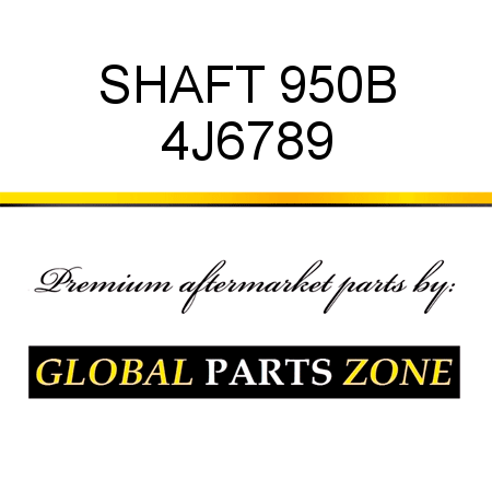 SHAFT 950B 4J6789