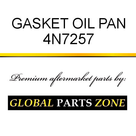 GASKET, OIL PAN 4N7257