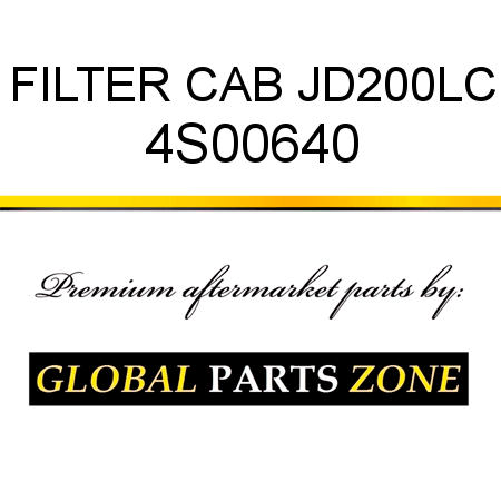 FILTER, CAB JD200LC 4S00640