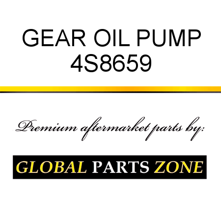 GEAR, OIL PUMP 4S8659