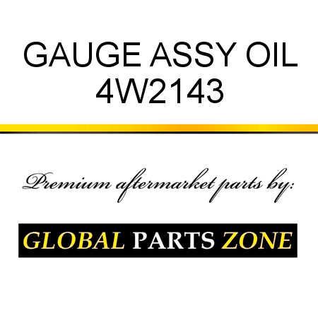 GAUGE ASSY, OIL 4W2143