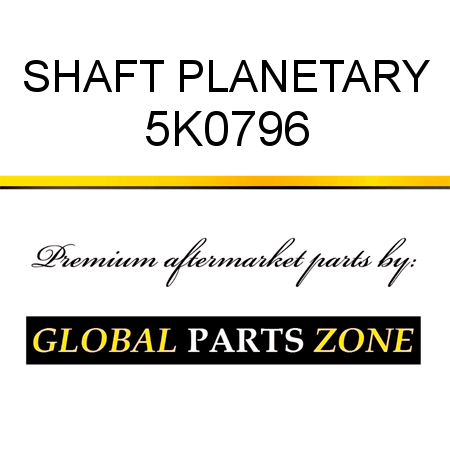 SHAFT, PLANETARY 5K0796