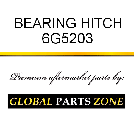 BEARING, HITCH 6G5203