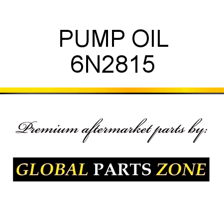 PUMP, OIL 6N2815