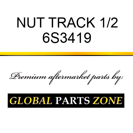 NUT, TRACK 1/2 6S3419