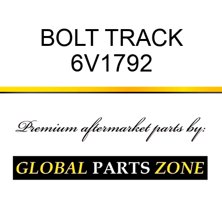 BOLT, TRACK 6V1792